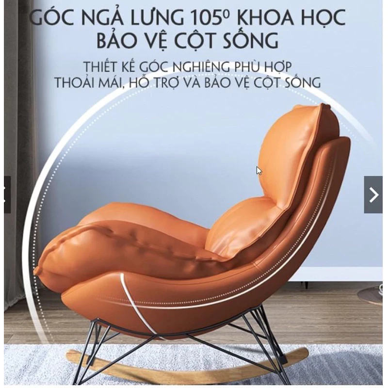 Ghế Lười Thư Giãn Bập Bênh